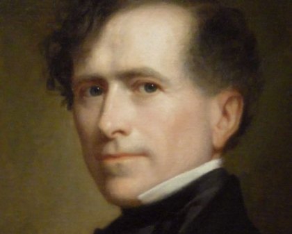 Franklin Pierce spent four turbulent years in office. 